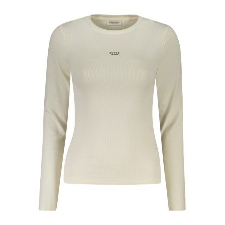 GUESS JEANS T-SHIRT MANICHE LUNGHE DONNA BIANCO