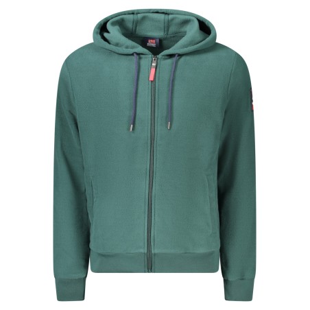 NORWAY 1963 FELPA CON ZIP UOMO VERDE