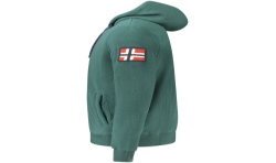 NORWAY 1963 FELPA CON ZIP UOMO VERDE