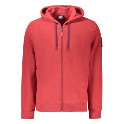 NORWAY 1963 FELPA CON ZIP UOMO ROSSO