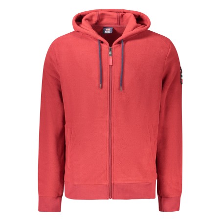 NORWAY 1963 FELPA CON ZIP UOMO ROSSO