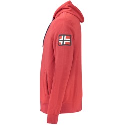 NORWAY 1963 FELPA CON ZIP UOMO ROSSO
