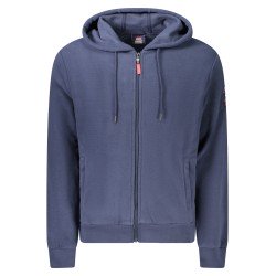 NORWAY 1963 FELPA CON ZIP UOMO BLU