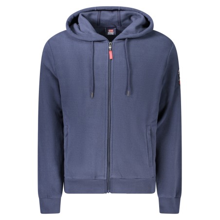 NORWAY 1963 FELPA CON ZIP UOMO BLU