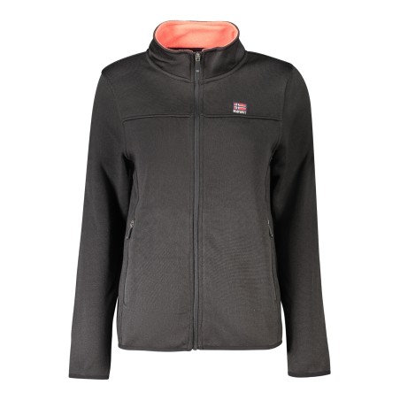 NORWAY 1963 FELPA CON ZIP DONNA NERO