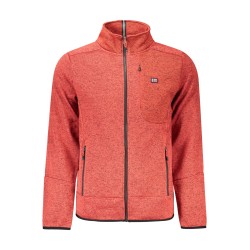 NORWAY 1963 FELPA CON ZIP UOMO ROSSO