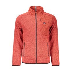 NORWAY 1963 FELPA CON ZIP UOMO ROSSO