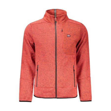 NORWAY 1963 FELPA CON ZIP UOMO ROSSO