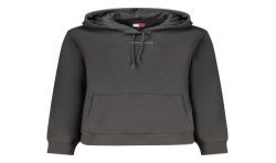 TOMMY HILFIGER FELPA SENZA ZIP DONNA NERO