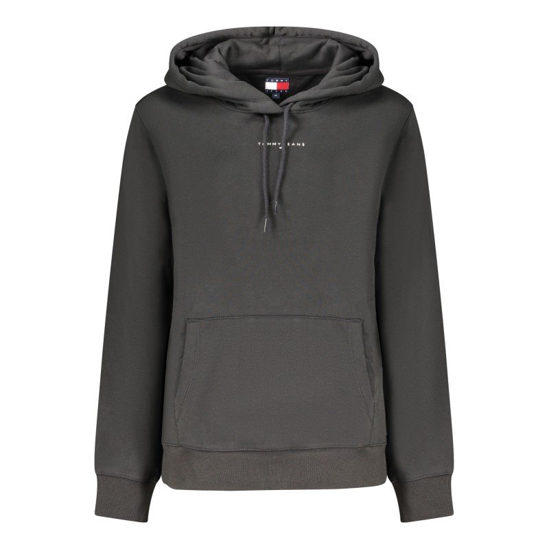 TOMMY HILFIGER FELPA SENZA ZIP DONNA NERO