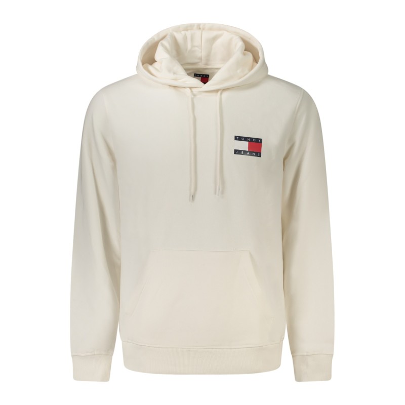 TOMMY HILFIGER FELPA SENZA ZIP UOMO BIANCO