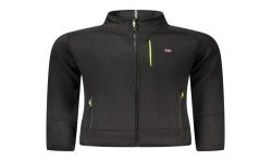 NORWAY 1963 FELPA CON ZIP UOMO NERO