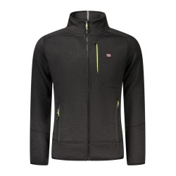 NORWAY 1963 FELPA CON ZIP UOMO NERO