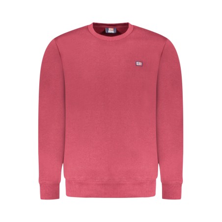 NORWAY 1963 FELPA SENZA ZIP UOMO ROSSO