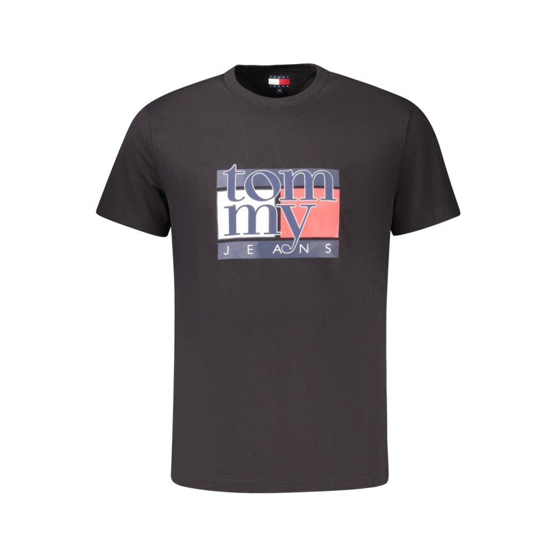 TOMMY HILFIGER T-SHIRT MANICHE CORTE UOMO NERO