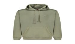 TOMMY HILFIGER FELPA SENZA ZIP UOMO VERDE