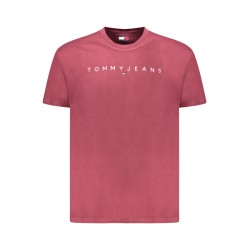 TOMMY HILFIGER T-SHIRT MANICHE CORTE UOMO ROSSO