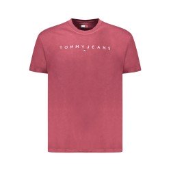 TOMMY HILFIGER T-SHIRT MANICHE CORTE UOMO ROSSO