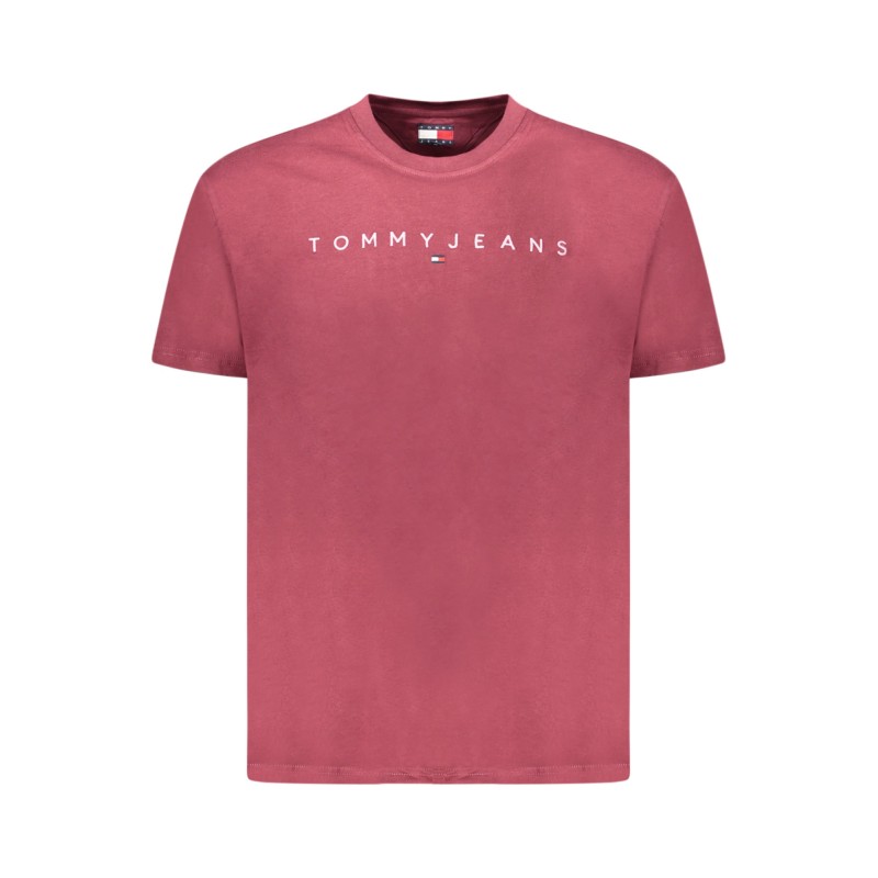TOMMY HILFIGER T-SHIRT MANICHE CORTE UOMO ROSSO