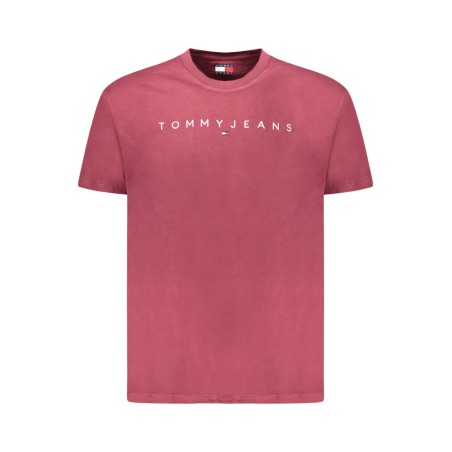 TOMMY HILFIGER T-SHIRT MANICHE CORTE UOMO ROSSO