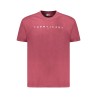 TOMMY HILFIGER T-SHIRT MANICHE CORTE UOMO ROSSO