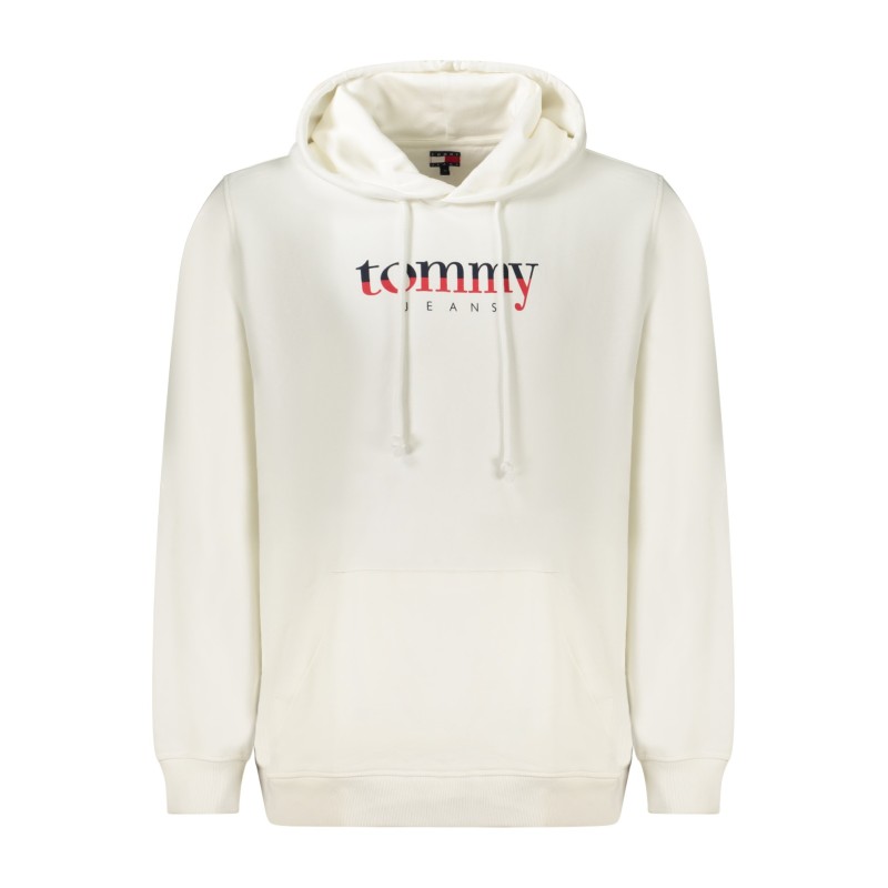 TOMMY HILFIGER FELPA SENZA ZIP UOMO BIANCO