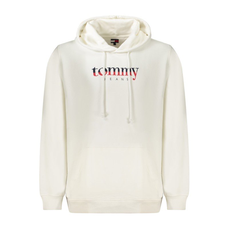 TOMMY HILFIGER FELPA SENZA ZIP UOMO BIANCO