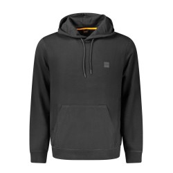 BOSS FELPA SENZA ZIP UOMO NERO