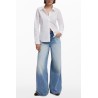 DESIGUAL CAMICIA MANICHE LUNGHE DONNA BIANCO