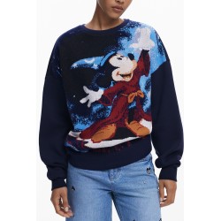 DESIGUAL FELPA SENZA ZIP DONNA BLU