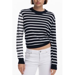 DESIGUAL MAGLIA DONNA NERO