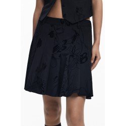 DESIGUAL GONNA CORTA DONNA NERO