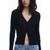 DESIGUAL CARDIGAN DONNA NERO