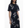 DESIGUAL ABITO LUNGO DONNA NERO
