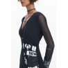 DESIGUAL ABITO LUNGO DONNA NERO
