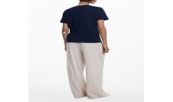 DESIGUAL T-SHIRT MANICHE CORTE DONNA BLU