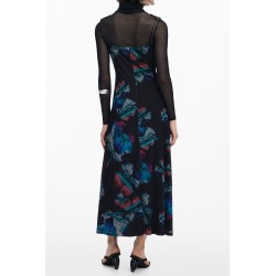 DESIGUAL ABITO LUNGO DONNA NERO