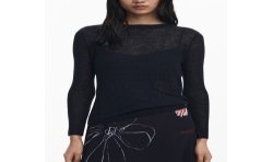 DESIGUAL ABITO LUNGO DONNA NERO