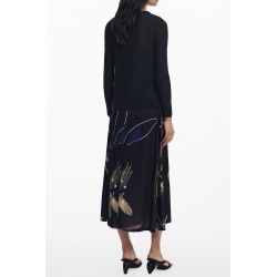 DESIGUAL ABITO LUNGO DONNA NERO