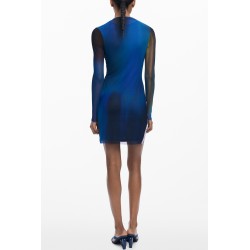 DESIGUAL ABITO CORTO DONNA BLU