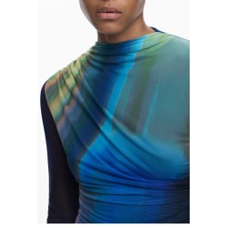 DESIGUAL ABITO CORTO DONNA BLU