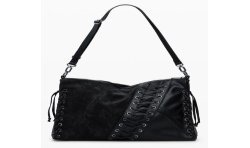 DESIGUAL BORSA DONNA NERO