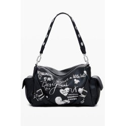 DESIGUAL BORSA DONNA NERO