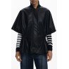 DESIGUAL PONCHO DONNA NERO