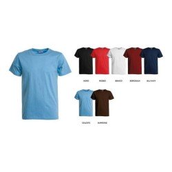 T-Shirt FIT uomo in 100% cotone alta qualità 145 gr/mq