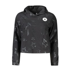 CONVERSE T-SHIRT MANICHE LUNGHE BAMBINA NERO