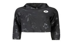 CONVERSE T-SHIRT MANICHE LUNGHE BAMBINA NERO