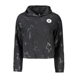 CONVERSE T-SHIRT MANICHE LUNGHE BAMBINA NERO