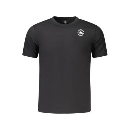 CONVERSE T-SHIRT MANICHE CORTE BAMBINO NERO