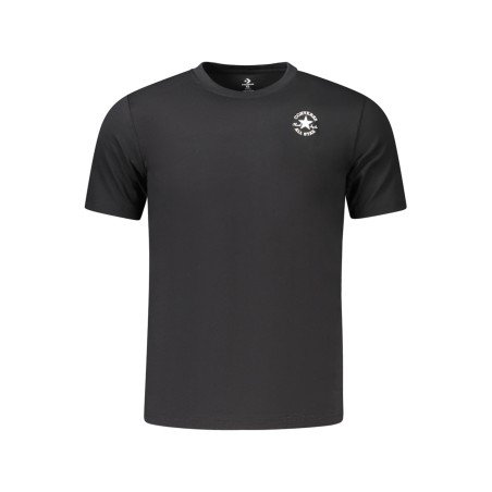 CONVERSE T-SHIRT MANICHE CORTE BAMBINO NERO